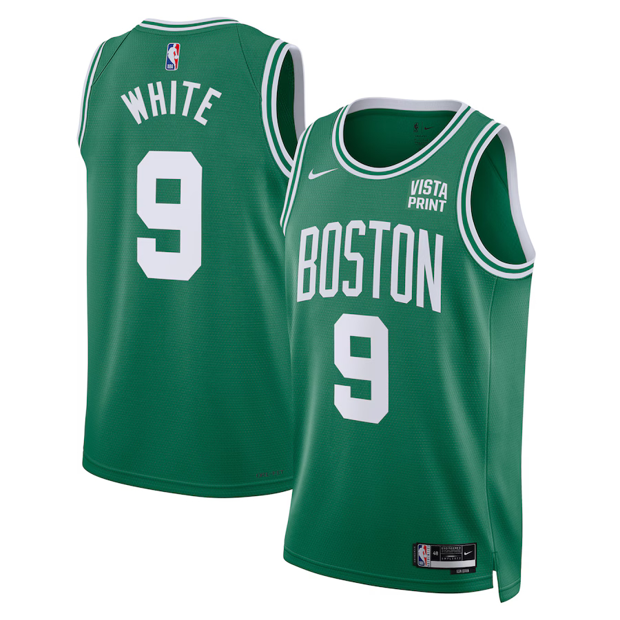 Boston Celtics #9 Derrick White Green 2023-2024 Icon Editon Swingman Jersey 24P36E3O